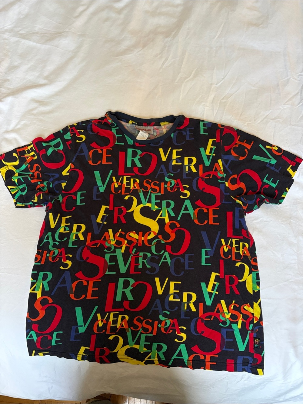 Versace Multicolour Logo T-Shirt